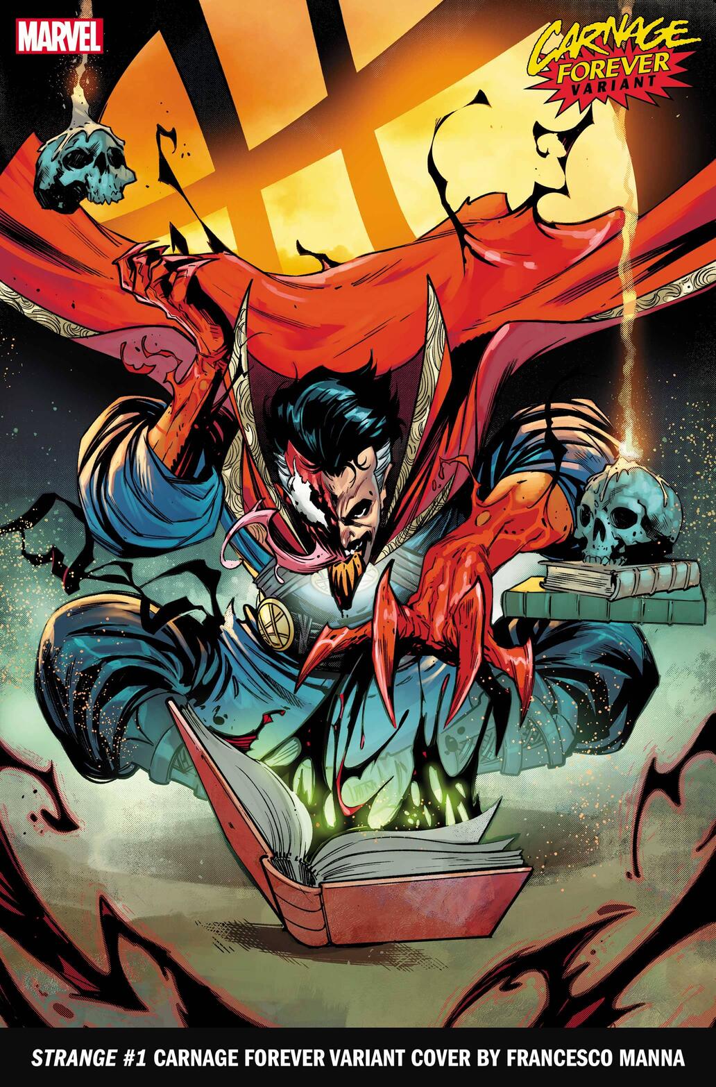 Carnage infecta a Doctor Strange en la última serie variante de Marvel